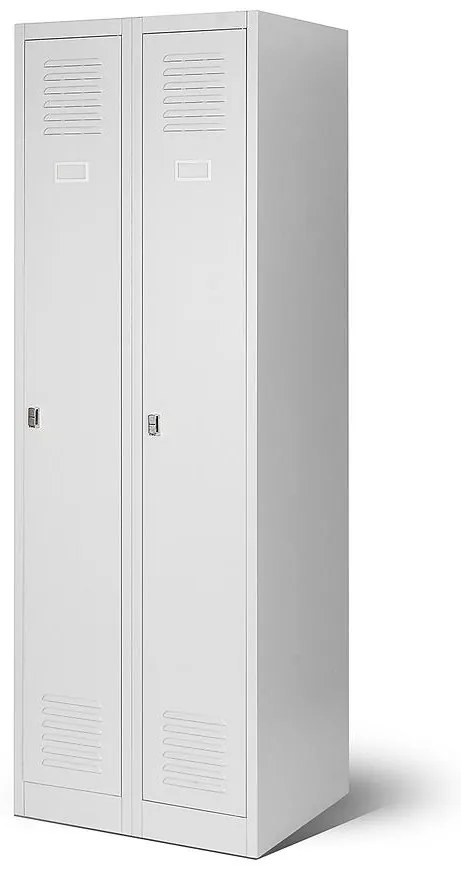 Skriňa Kacper 2 kovová šedý