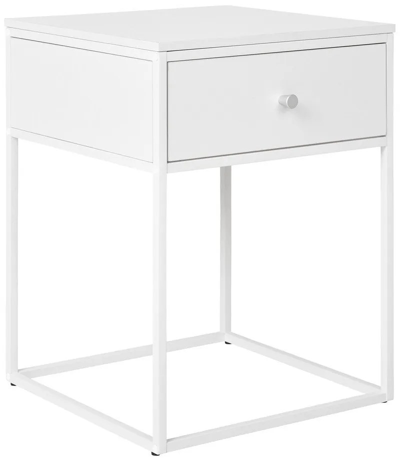 Biely nočný stolík Vita – House Nordic