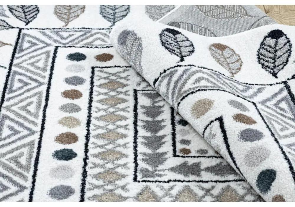 Detský kusový koberec Pre indiánov krémovo biely 120x170cm