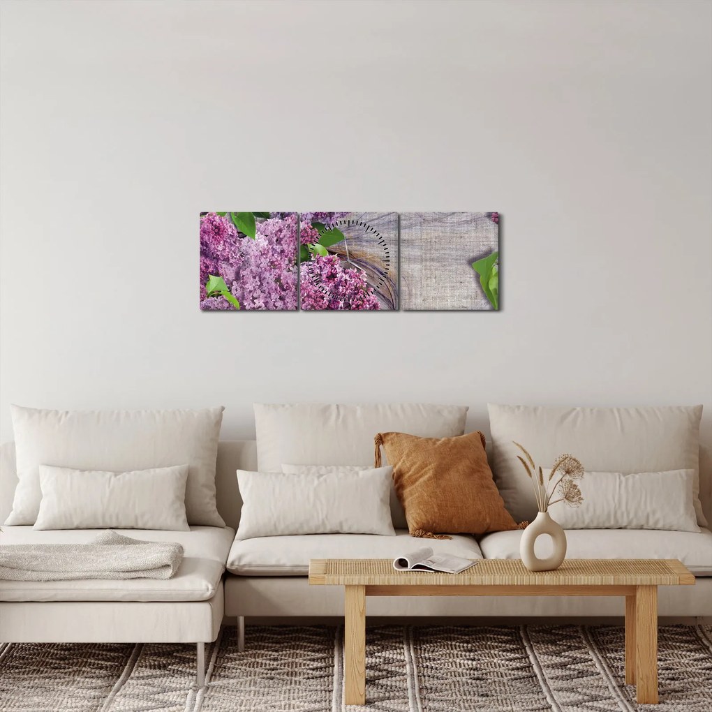 Obraz - Orgován (s hodinami) (90x30 cm)