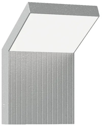 Brilagi - LED vonkajšie nástenné svietidlo RIANO LED/8W/230V strieborné IP65