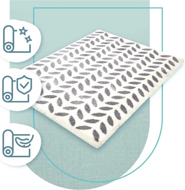 Koberec Agnella Yoki Rei biely