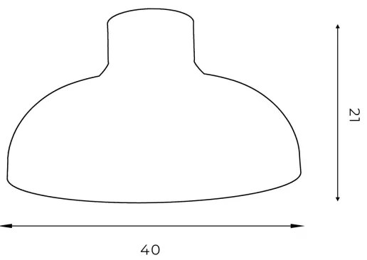 Luster prisadený  BASCA 1xE27/60W/230V