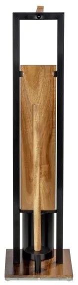 WENKO 25784100 - WC súprava RIVALTA 18x70 cm hnedá/čierna