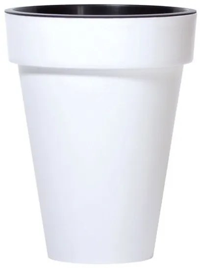 PlasticFuture Kvetináč Cone Cube biely