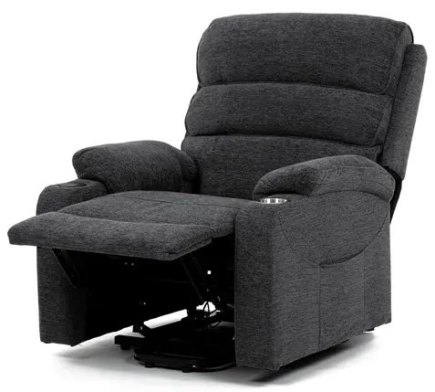 Autronic BONTEC Polohovacie kreslo, elektrické káblové ovládanie, šedá, látka, TV-S8348 GREY2 Farba: Šedá