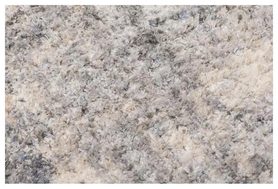 Kusový koberec shaggy Hande sivý 200x300cm