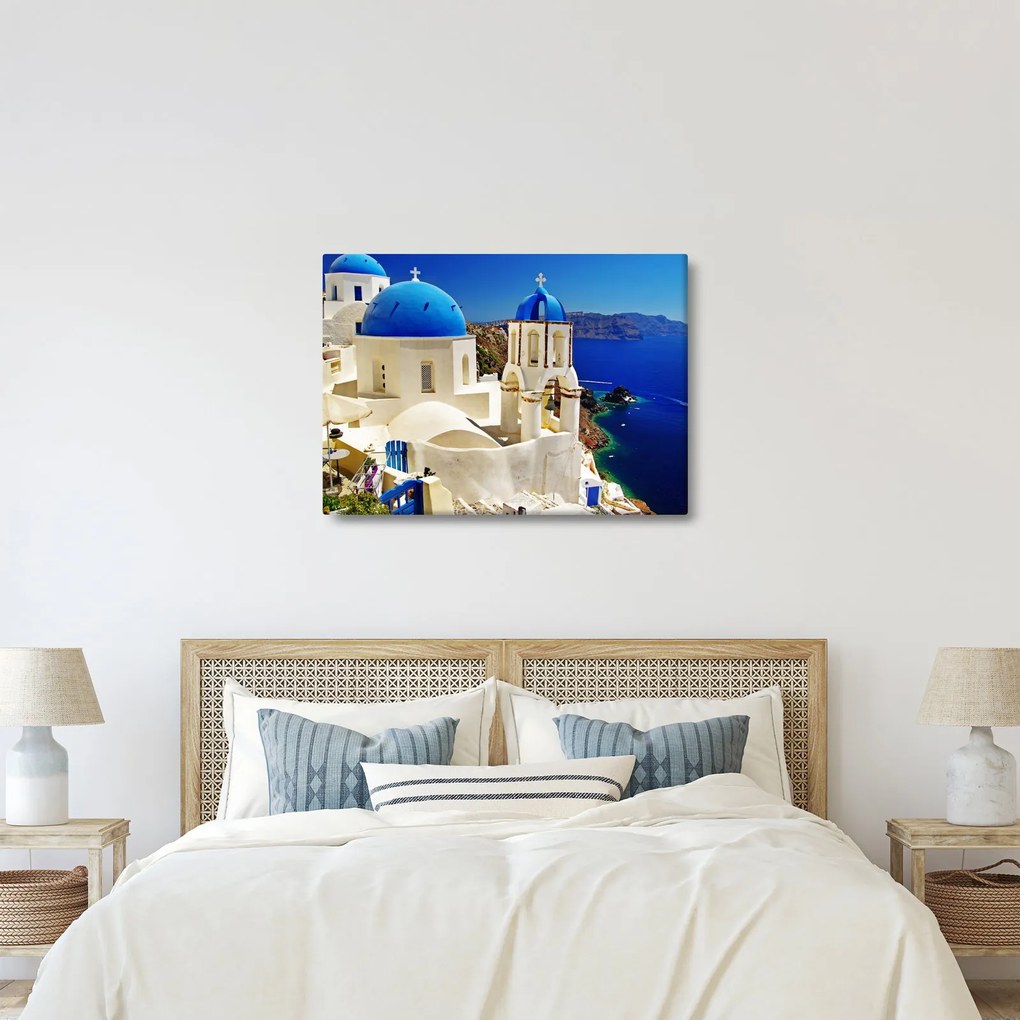 Obraz - Santorini, Grécko (70x50 cm)