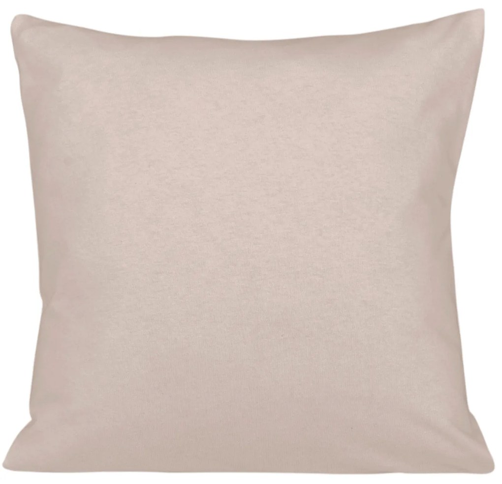 JERSEY OBLIEČKA NA VANKÚŠ 018 40X40 CM BÉŽOVÁ