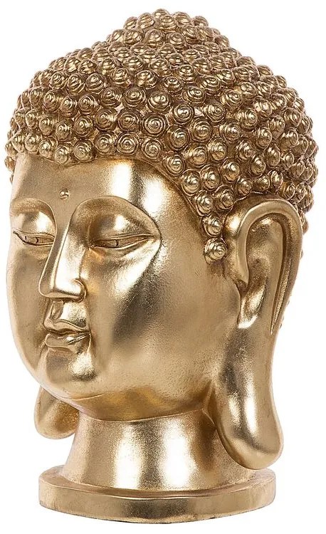 Dekoratívna figúrka zlatá 41 cm BUDDHA Beliani