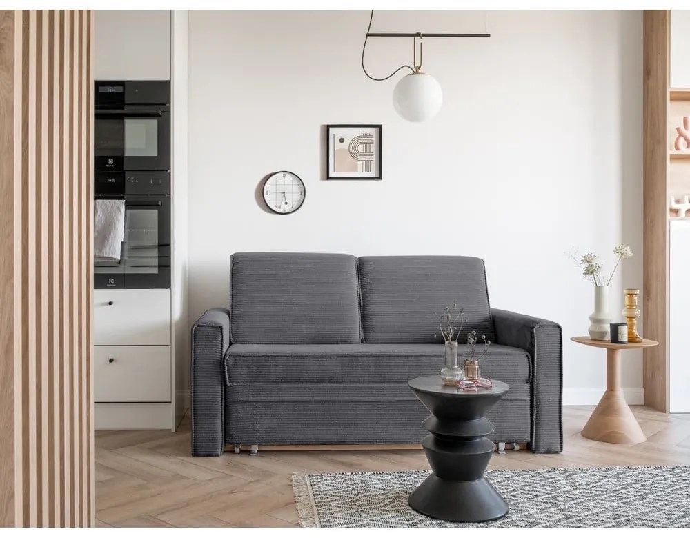 Sivá rozkladacia pohovka 168 cm Lucky Lucy – Miuform