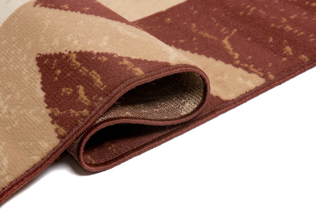 TA Koberec 3707A HNEDÁ LACNÁ PP BGX Rozmer: 160x220 cm