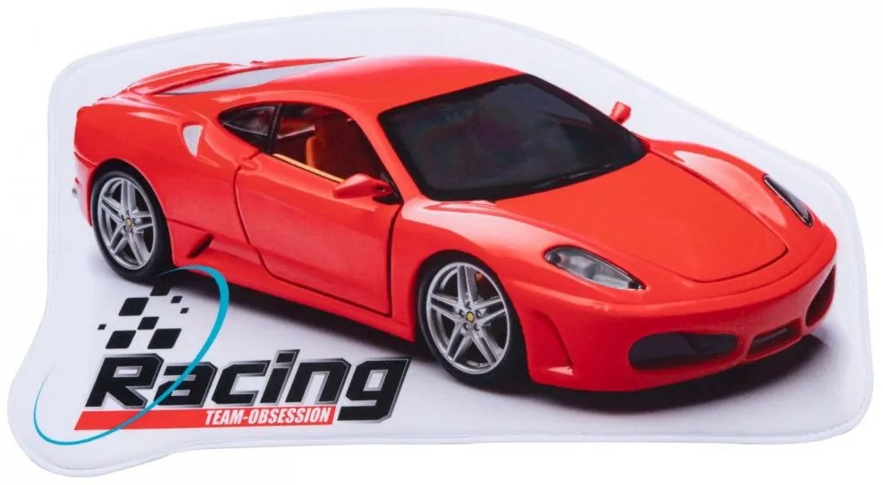 Obsession, Detský kusový koberec Mila kids 147 ferrari, 60x80, červená, detská izba