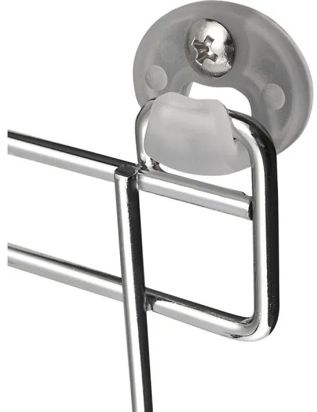 Aqualine - Trojposchodová nástenná polica do sprchy CHRÓM LINE lesklý chróm