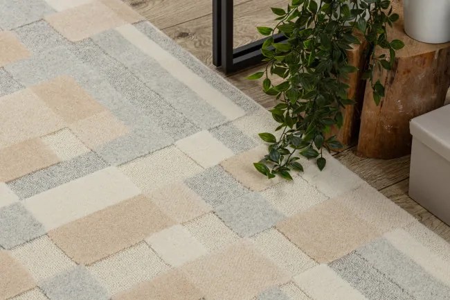 Koberec OSTA FLUX 461.117.SA130 béžový / sivý