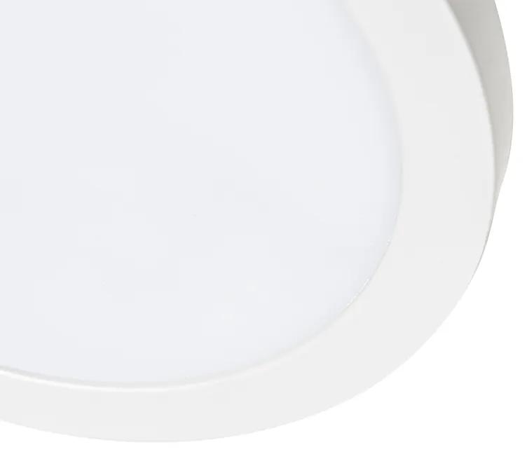 Zapustené alebo prisadené bodové biele 22 cm vrátane LED 3 stupne stlmenie až teplé - Trans