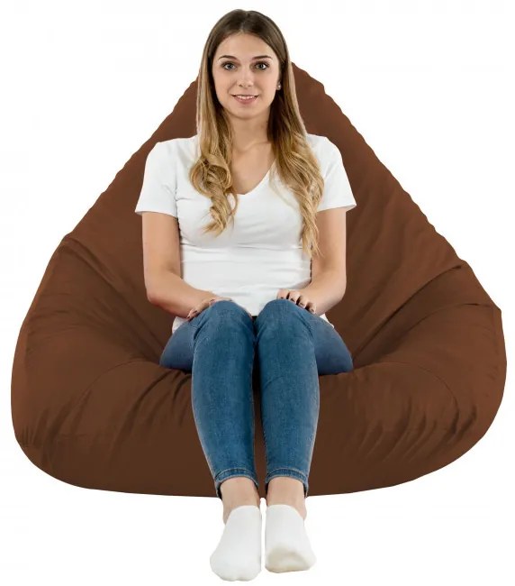 Sedací vak DROP XXL hnedý OUTDOOR