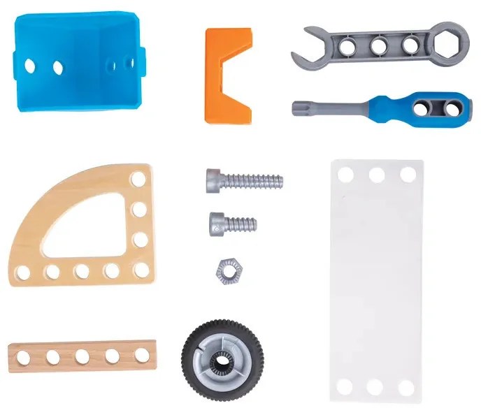 Mladý vynálezca - Zostav si svoje autíčko - 37 ks