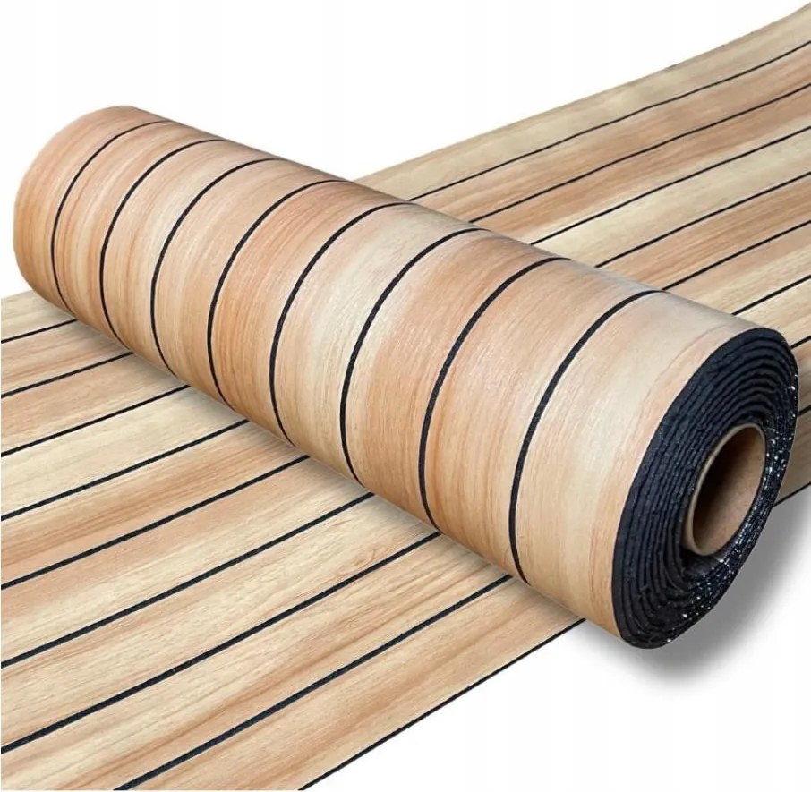 Samolepiace lamely na stenu R01, cena za kus, rozmer 300 cm x 40 cm, hnedé, IMPOL TRADE