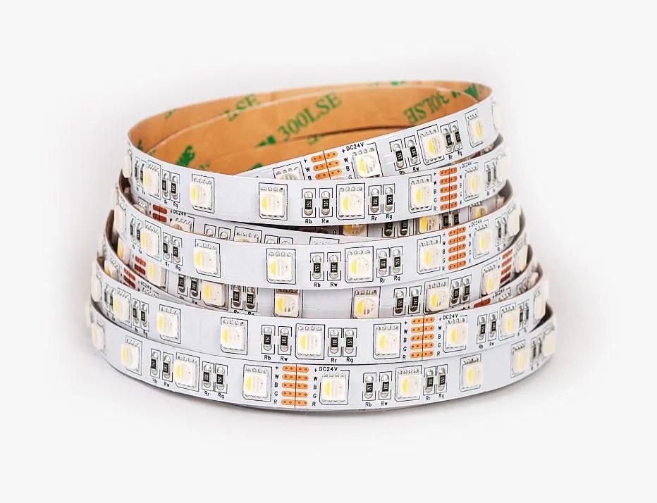 LED Solution RGBW LED pásik 19,2W 24V bez krytia Farba svetla: RGB + teplá biela 085134