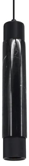 Luster na lanku MARBLE 1xGU10/8W/230V čierna