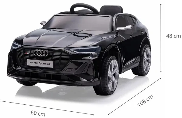 Elektrické autíčko Audi E-Tron Sportback 4x4 čierne