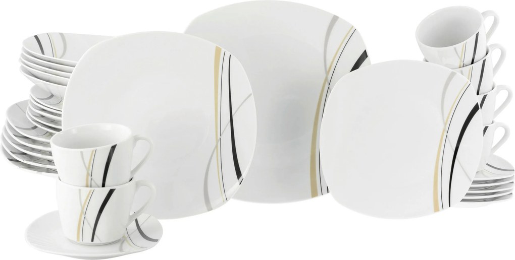 XXXLutz KOMBINOVANÝ SERVIS 30-dielne Creatable - Online Only bytové doplnky - 007768051902