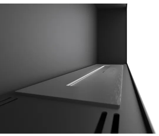 InFire - Nástenný BIO krb 44x91 cm 3kW čierna