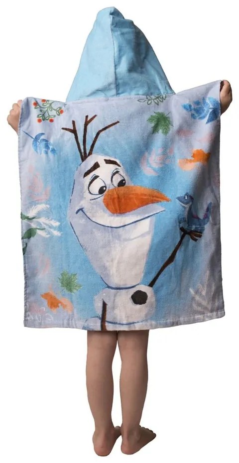 Jerry Fabrics Detské pončo-osuška - Lilo a Stitch - modrá
