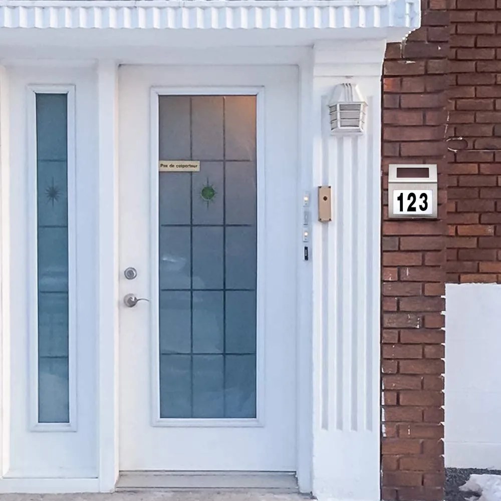 Tutumi Tutumi, Solárna lampa pre označenie domu, P60078, HOM-03613