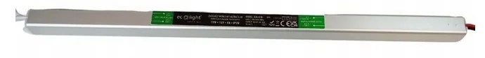 ECOLIGHT Tenký nábytkový LED zdroj IP20 -12V - 72W - 6A