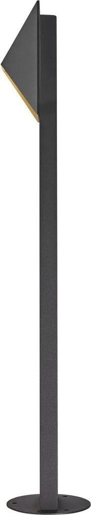 Nordlux Čierna záhradná lampa Pontio pre žiarovku GU10 85cm 2218208003