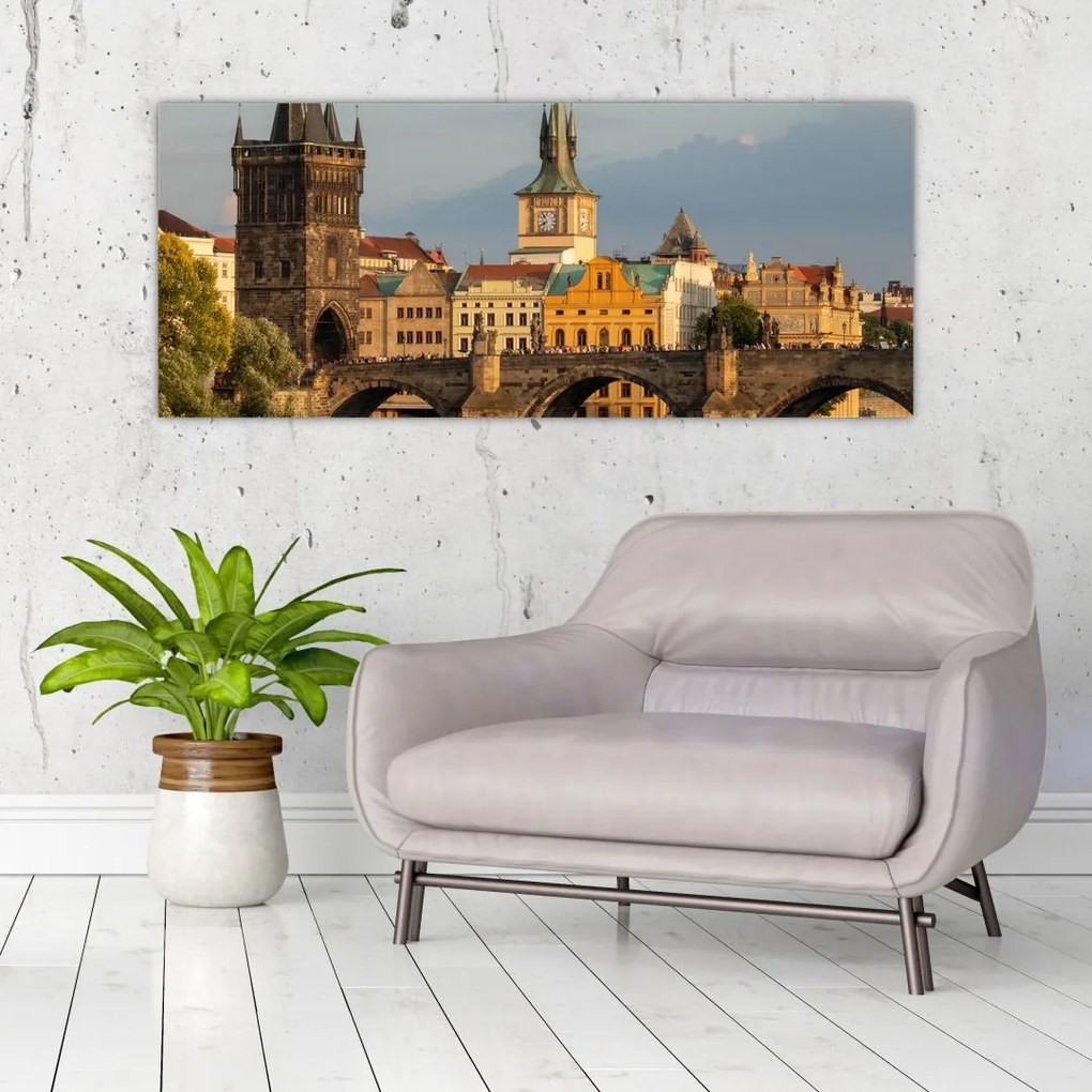 Obraz - Karlov most (120x50 cm)