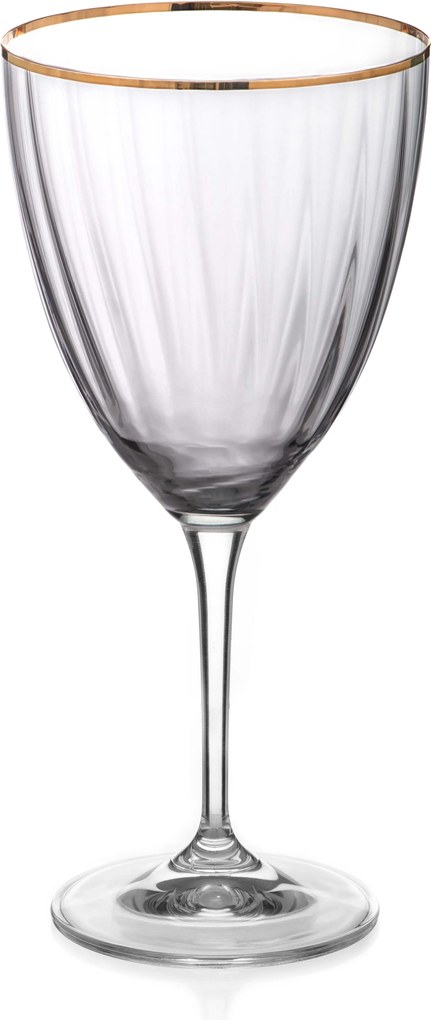 Diamante poháre na víno dárčekové balenie Mirage Gold 400ml 6KS