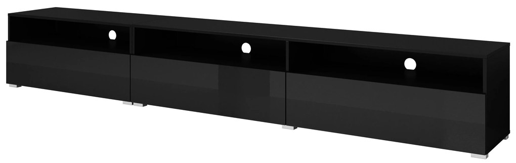 TV stolík Alease Typ 40 (čierna + lesk čierny). Akcia -21%. Vlastná spoľahlivá doprava až k Vám domov. 1030547