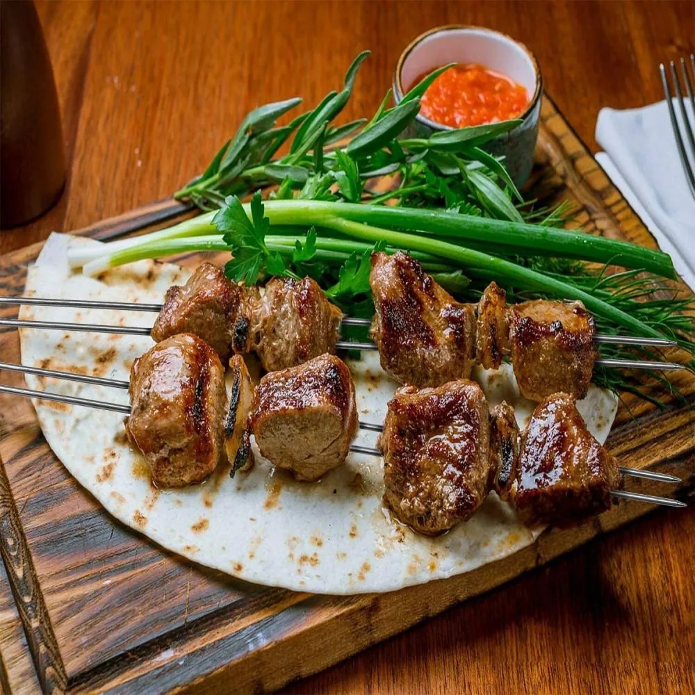 BBQ XL Grilovacie ihly-špízy DELANO, dĺžka 30 cm SET 8ks