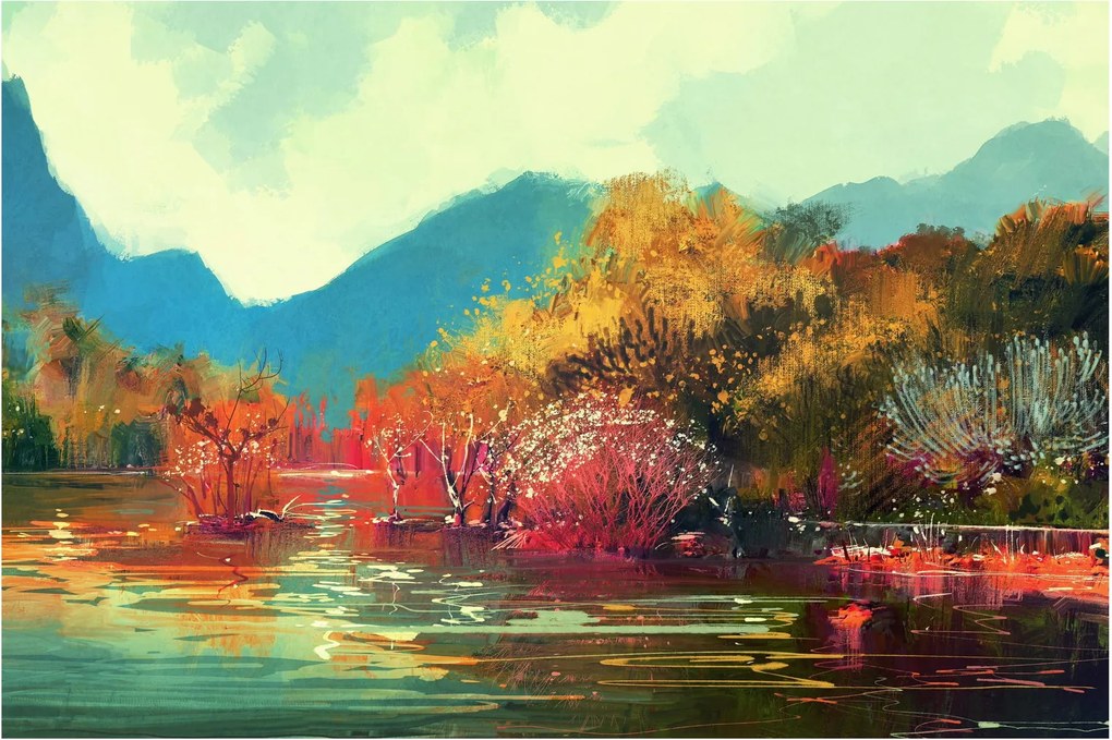 Obraz - Farby jesene (90x60 cm)