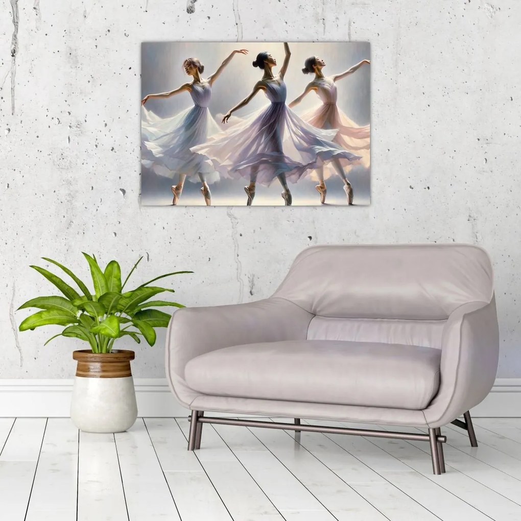 Obraz - Tri baletky (70x50 cm)
