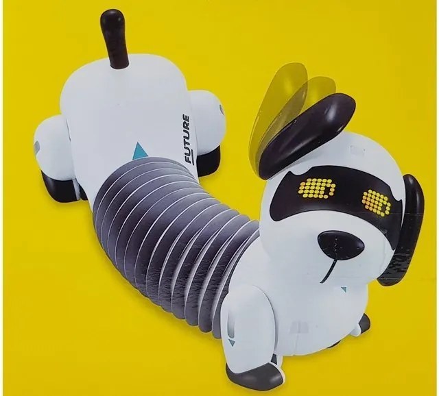 LEAN Toys Interaktívny robot pes na diaľkové ovládanie Hudba Zvuk Pilot Ball