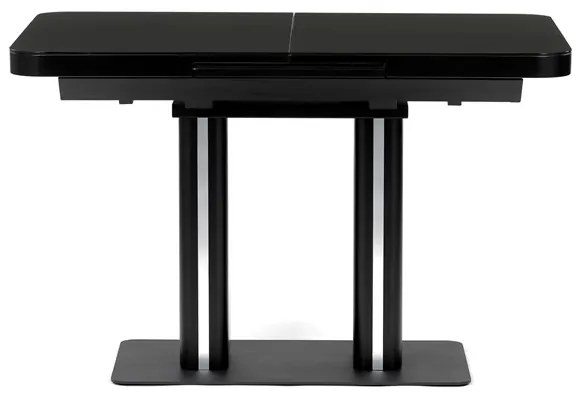 Autronic BONTEC Jedálenský stôl rozkladací 120x80cm, mdf, čierna, HT-D1926 BK Farba: Čierna