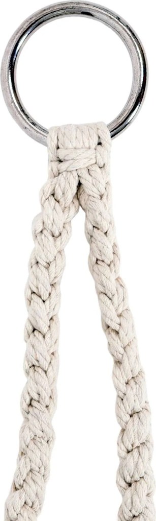 Závesné hojdacie kreslo pre dvoch LAGOS - krémové