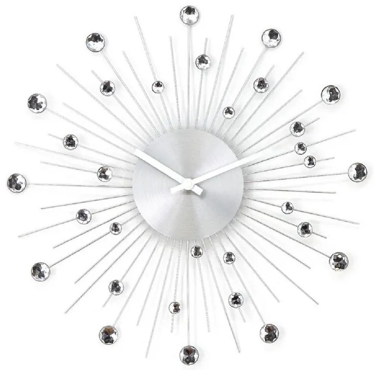 Hodiny GH2317 50x4 cm diamond silver