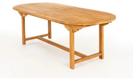 Doppler TAMAN FSC - záhradný rozkladací teakový stôl 240/300 x 100 cm