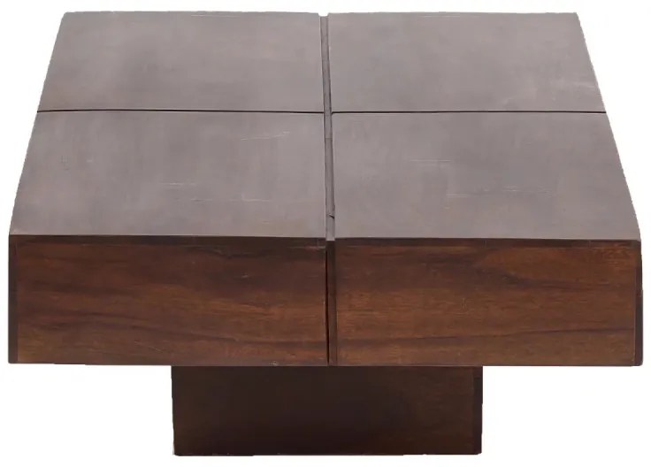 furniture-nabytek.cz - Masívny konferenčný stolík Amberley z akáciového dreva, lakovaný, hnedý – 140×70 cm