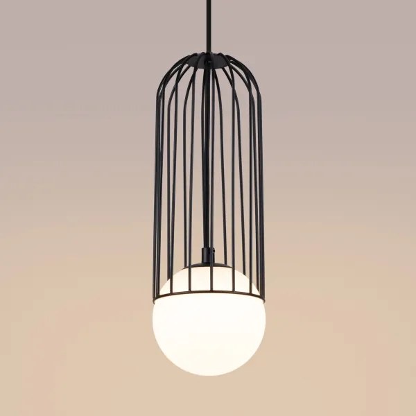 Sollux SL.1332 - Luster na lanku BRINA 1xG9/8W/230V čierna