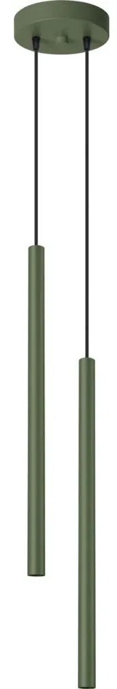 Sollux SL.1519 - Luster na lanku PASTELO 2xG9/8W/230V zelená