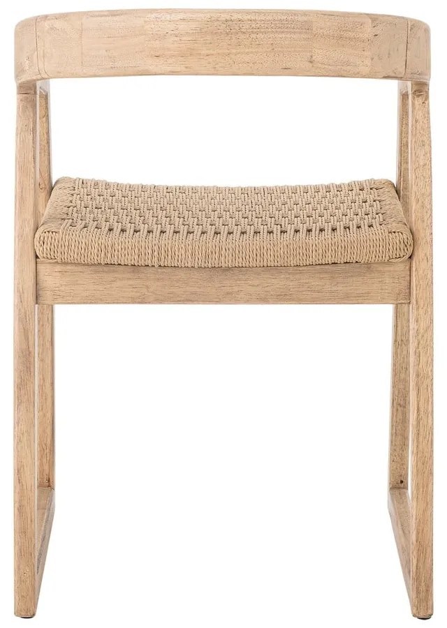 Jedálenská stolička z kaučukového dreva v prírodnej farbe Serrone – Bloomingville