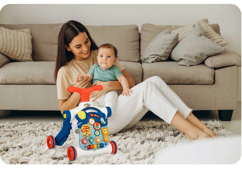 Ricokids vzdelávací stôl 4v1 modrý 781900