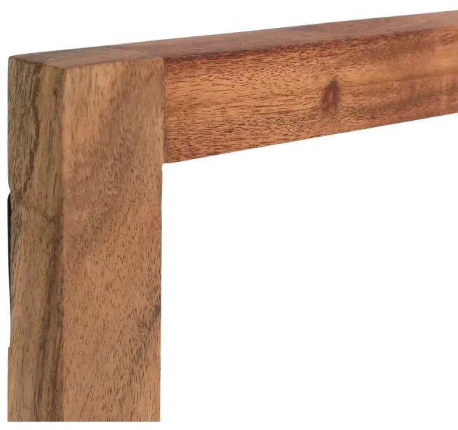 furniture-nabytek.cz - Masívne kúpeľňové zrkadlo Sydney light I z akácie, lakované, hnedé – 105×16×60 cm