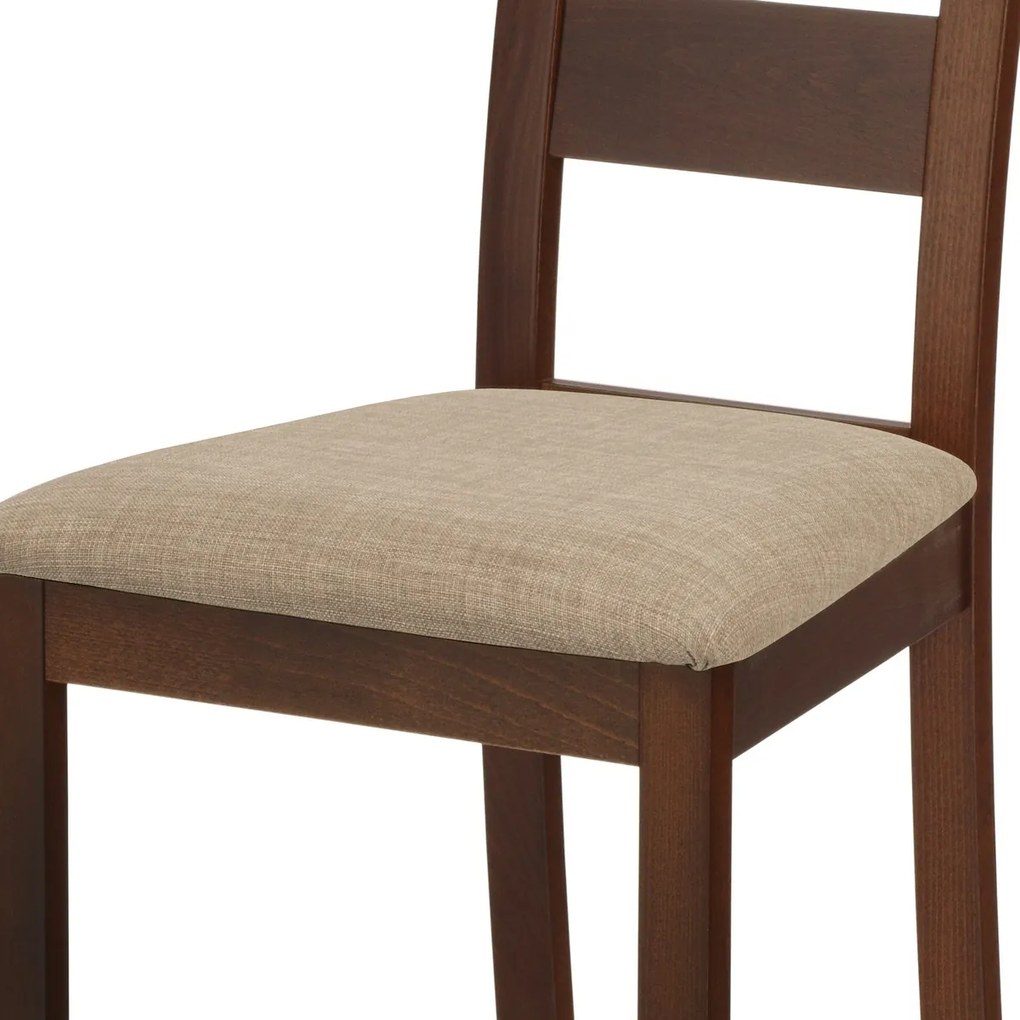 Jedálenská stolička z masívneho dreva BC-2603,orech